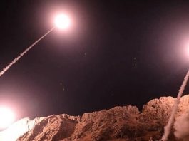 Iranian missiles fired from their base in Kermanshah on Monday at 2.00am hit terrorist bases in Eastern Syria