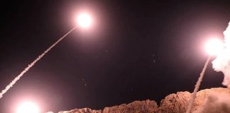 Iranian missiles fired from their base in Kermanshah on Monday at 2.00am hit terrorist bases in Eastern Syria