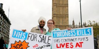 Junior doctors during their dispute warned that the Tories would put the NHS up for sale