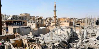 Massive damage to Raqqa after US-led coalition bombing – raids are continuing with many more dead