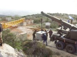 Lebanese army strengthen their border against any Israeli army incursion