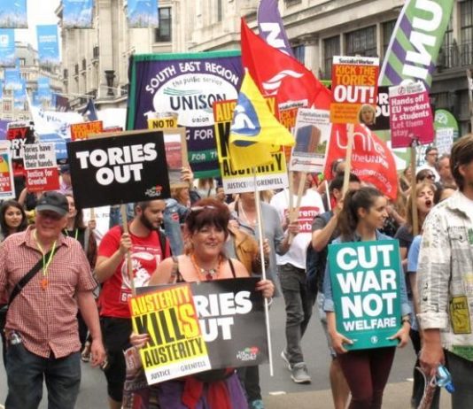 After the 2017 general election Labour Shadow Chancellor John McDonnell called a march on Parliament to kick the Tories out  – this still has to be done