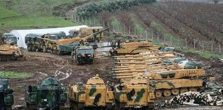 Turkish artillery in Syria – Turkey has been sending military reinforcements into Syria over the past few weeks