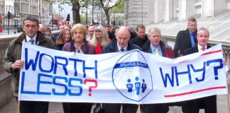 Head teachers marching on Downing Street demanding more funding – teachers have been offered a ‘derisory’ 2% ‘pay rise’