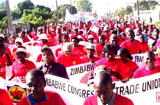 Zimbabwe Congress of Trade Unions (ZCTU) march – teachers begin an indefinite strike today