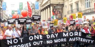John McDonnell took the lead after the 2017 general election to organise a demonstration to Parliament to bring the Tories down, urging ‘Not One Day More ’