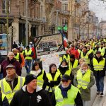 Manifestation du mouvement des gilets jaunes, à Belfort, le 01 décembre 2018.