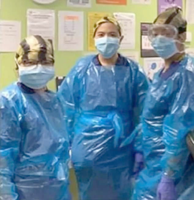 Nurses at Northwick Park Hospital in bin bags because of lack of PPE