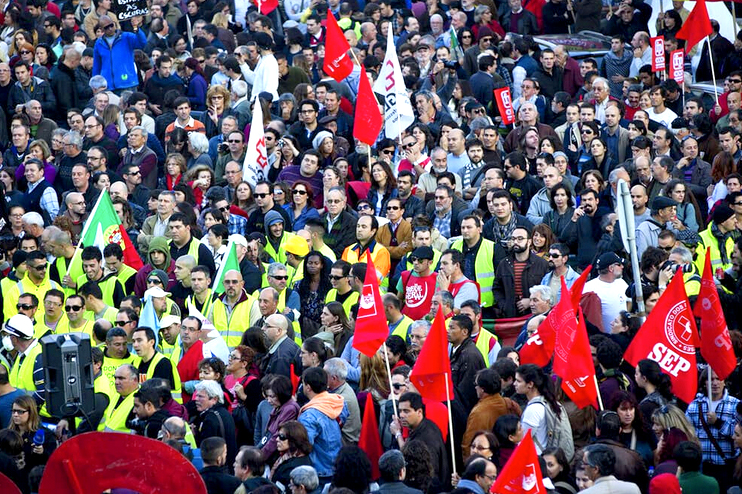 Public sector general strike in Portugal